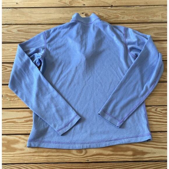 Patagonia Capilene 1/4 Zip Base Layer Top Size Small Women’s Purple Long Sleeve - Picture 2 of 8
